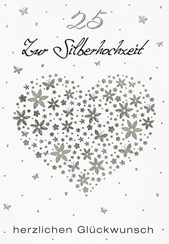 Perleberg - Cartes uniques pour noces d'argent avec motif... - Auto & Moto Amazon France à 3.27€