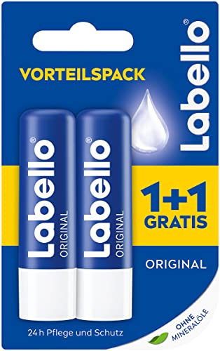 Labello Original Pack avantageux 1+1 gratuit (2 x 5,5 ml)... - Beauté & Parfums Amazon France à 2.00€