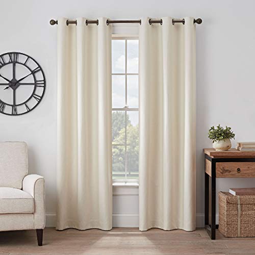 Eclipse Gabriella Grommet Top Curtains for Bedroom, Single... - Maison & Cuisine Amazon Royaume-Uni à 13.73€