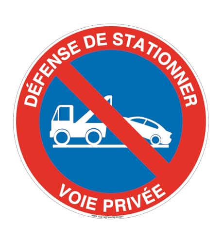 Aua Signaletique - Panneau Défense de Stationner Voie... - Home & Kitchen Amazon Spain à 10.85€