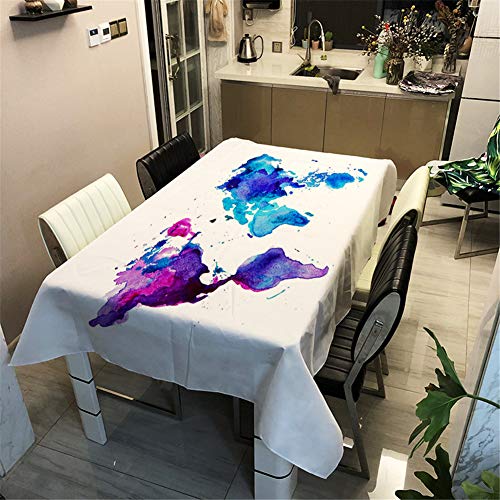 Enhome Mesa Mantel Antimanchas Rectangular Impermeable, 3D... - Deal du jour à 0.99€
