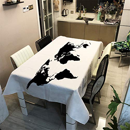 Enhome Mesa Mantel Antimanchas Rectangular Impermeable, 3D... - Maison & Cuisine Amazon Espagne à 1.99€