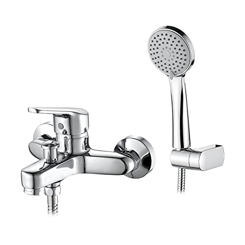 Ibergrif Roma - Tub-Shower Mixer Tap with Handset, Hose... - Home & Kitchen Amazon UK à 38.09€