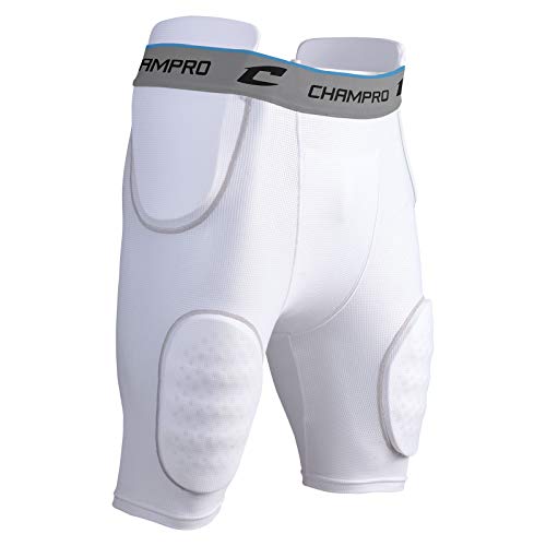 CHAMPRO Formation 5-Pad Integrated Football Girdle - Sports & Fitness Amazon Royaume-Uni à 33.89€