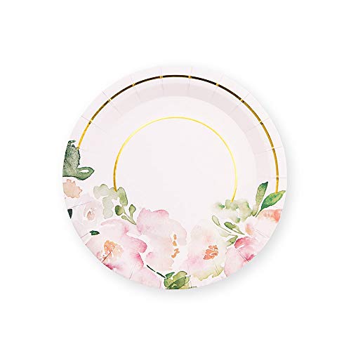 Weddingstar Small Round Disposable Paper Party Plates... - Jardin & Extérieur Amazon Royaume-Uni à 1.29€