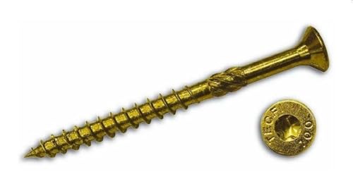 Wood Tsp Torx Viti per Legno, Zincato, Giallo/Bianco, 8x160... - Animalerie Amazon Italie à 0.60€