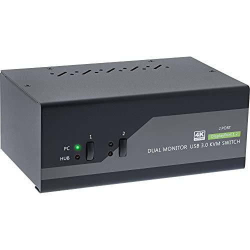 InLine 63652I KVM - Conmutador de escritorio (2 vías... - Amazon Espagne à 69.34€