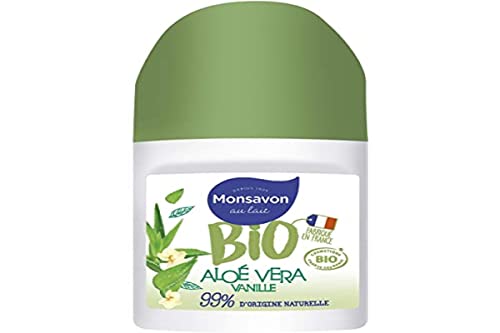 Monsavon Bio Deo Ball Aloe Vera Vanille 50ml - Beauté & Parfums en promo à 6.94€