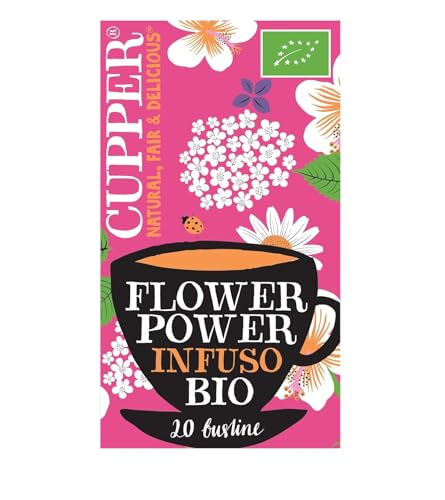 CUPPER Flower Power Infuso Biologico con Fiori di Sambuco... - Jardin & Extérieur Amazon Italie à 3.49€