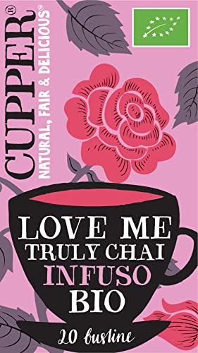 CUPPER Love Me Truly Chai Infuso Biologico con Cannella... - Auto & Moto Amazon Italie à 1.99€