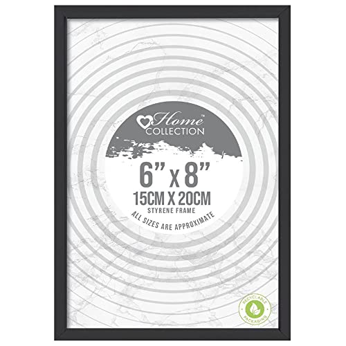 Black Nouveau Simple Design Styrene Photo Frame 6x8" - High-Tech & Électronique en promo à 2.99€