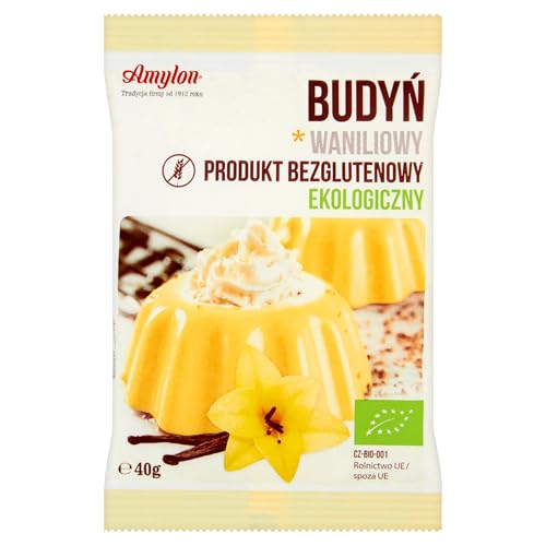 BUDINO ALLA VANIGLIA (SENZA GLUTINE) BIO 40 g - AMYLON - Épicerie en promo à 1.57€