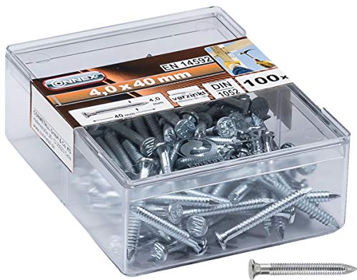 Connex Ankernägel - Galvanizados - Profilierter Schaft... - Bricolage & Outils Amazon Espagne à 3.30€