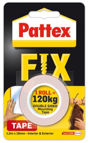 Nastro autoadesivo Pattex Fix 120 kg, rosso, double face... - Auto & Moto en promo à 6.31€