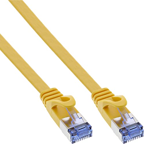 InLine Patch Cable Flat U/FTP Cat.6A Yellow 1.5 m - High-Tech & Électronique Amazon Royaume-Uni à 3.23€
