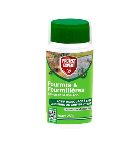 PROTECT EXPERT Poudre Anti-Fourmis & Fourmilières - 250g... en promo à 6,95€ (-46%) sur Amazon FR