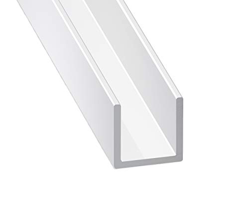 CQFD U PVC White 6.2 x 8.7 x 6.2 x 1.2 mm Internal 6.3 1 m - Home & Kitchen Amazon UK à 4.61€