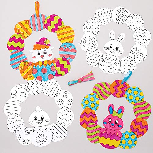 Baker Ross Guirlandes de Pâques à Colorier - Lot de 8... en promo à 6,99€ (-46%) sur Amazon FR