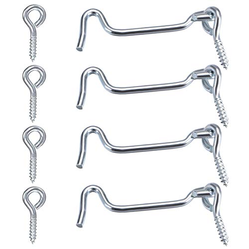 ZXUEZHENG Lot de 4 crochets pivotants de 5,1 cm avec vis de... - Bricolage & Outils en promo à 8.04€