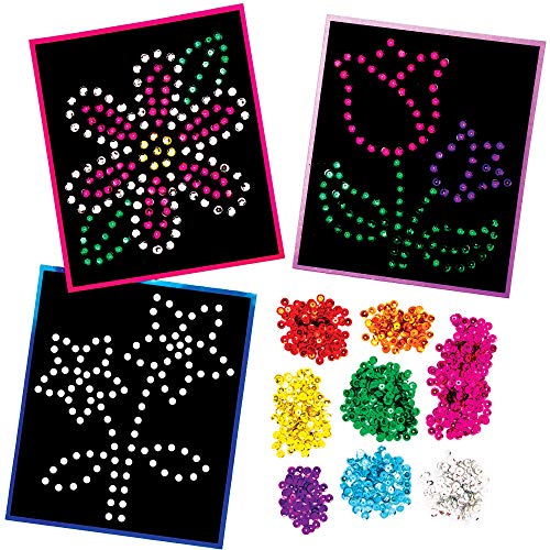 Baker Ross Kits d’illustrations de fleurs à sequins (Paquet... - Jouets & Jeux Amazon France à 7.99€