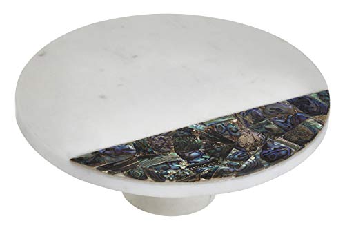 Premier Housewares Marble Cake Stand, Paua Shell, White... - Amazon Royaume-Uni à 24.19€