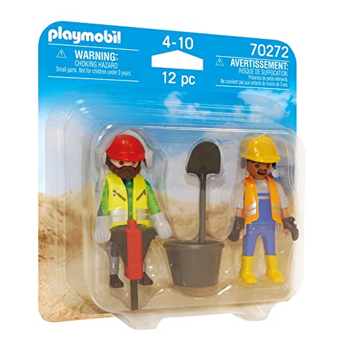 Playmobil Ouvriers de Chantier - Jouets & Jeux Amazon France à 18.90€