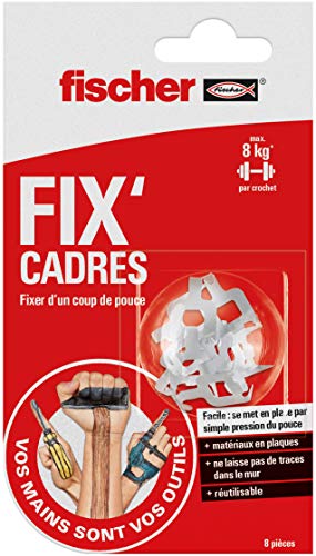 fischer VMVO Fix'Cadres-fisser di Un Colpo, Senza alcun... - Bricolage & Outils Amazon Italie à 10.81€