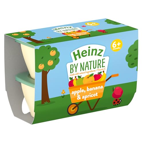Heinz Baby Food Apple and Banana Fruit Pots 4x100g - Baby & Nursery Amazon UK à 1.15€
