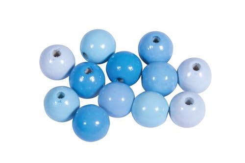 Rayher Assortiment de Perles en bois, bleu, 32 pces., 12mm... - Toys & Games Amazon France à 3.49€