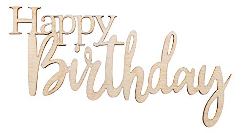 Rayher Mini écriture bois ''Happy Birthday'' FSCMixCred... - Deal Amazon à 3.79€