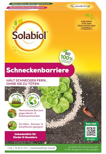 Solabiol Schneckenbarriere, mechanische Barriere... - Jardin & Extérieur Amazon Allemagne à 3.81€