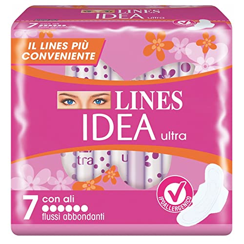Lines Idea Ultra con Ali Flussi Abbondanti 7 Pezzi... - Santé & Bien-être Amazon Italie à 1.00€