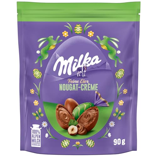 Milka Feine Eier Nougat-Créme – Zarte Alpenmilch-Schokolade... - High-Tech & Électronique en promo à 2.09€