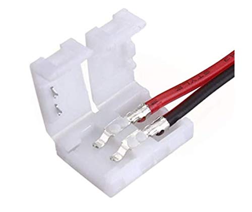 CAVO CONNETTORE A CLIP STRISCIA LED 5050 10mm 8mm 2-4 pin... - High-Tech & Électronique Amazon Italie à 1.80€