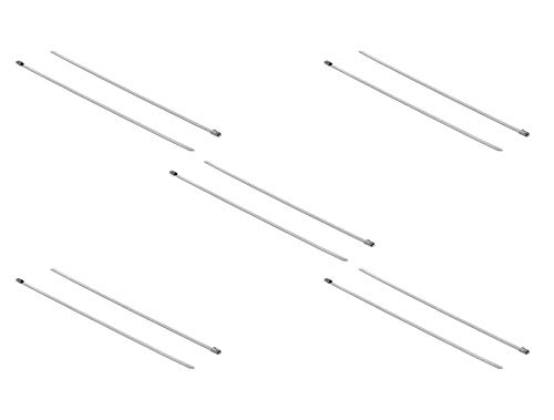 DeLOCK Edelstahlkabelbinder L 500 x B 4,6 mm 10 Stück - High-Tech & Électronique en promo à 2.26€