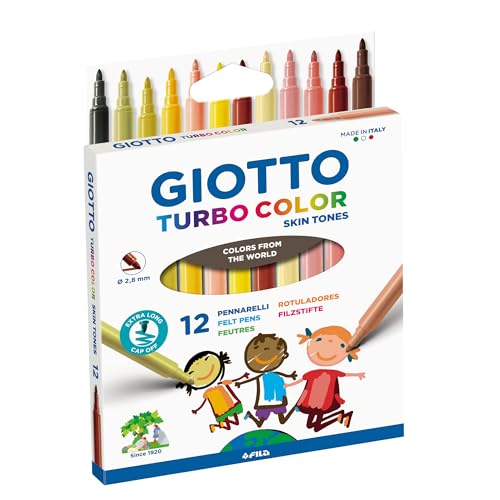 Giotto Turbocolor, Rotuladores Skin Tones, Punta Fina... - Sports & Fitness Amazon Spain à 1.67€