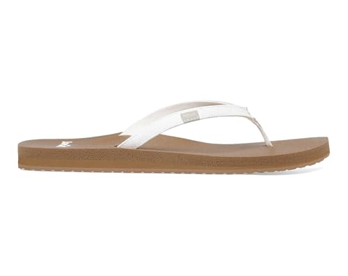 Sanuk Yoga Joy, Infradito Donna, White Tan, 36 EU - Nouvelle promo Amazon à 35.47€
