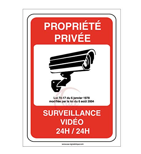 AUA SIGNALETIQUE - Autocollant Propriété privée sous... - Maison & Cuisine Amazon Royaume-Uni à 1.74€