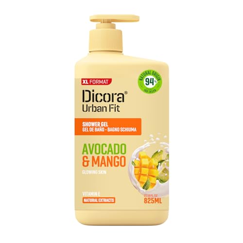 DICORA URBAN FIT Uf Shower Gel Vit E Mango&Avocado 825Ml... - Beauté & Parfums Amazon Italie à 4.00€
