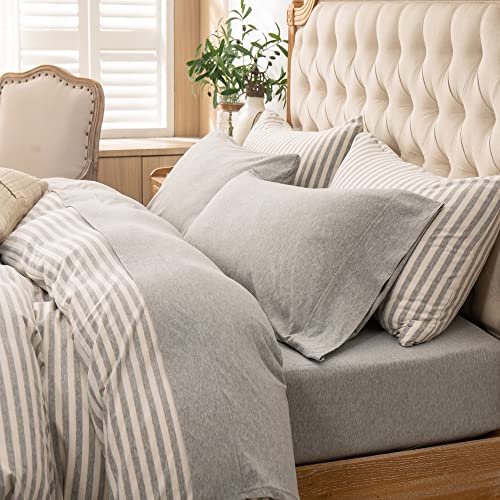 PURE ERA Jersey-Strick-Bettlaken-Set, 100% Baumwolle... - Home & Kitchen Amazon Germany à 37.64€