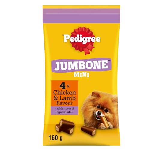 PEDIGREE JUMBONE Mini Adult Small Dog Treats Chicken & Lamb... - Animalerie Amazon Royaume-Uni à 1.70€