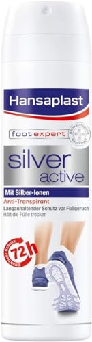 Hansaplast Silver Active Spray pour les pieds (150 ml)... en promo à 3,69€ (-52%) sur Amazon FR