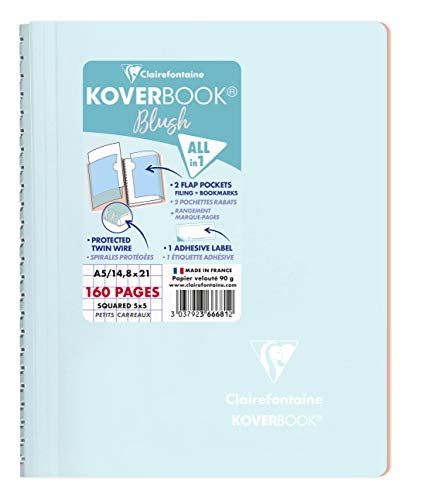 Clairefontaine 366681C Un quaderno a spirale Koverbook... - Fournitures Bureau Amazon Italie à 9.98€