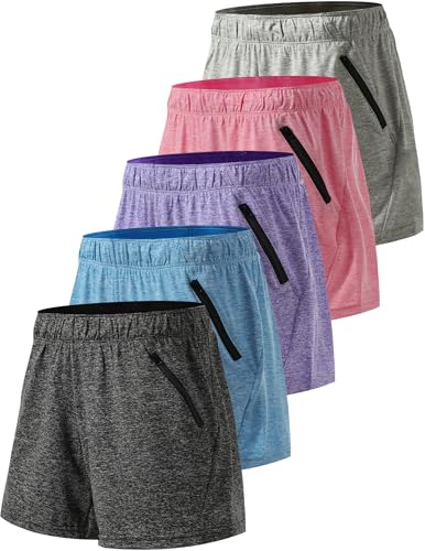 Liberty Imports - Juego de 5 pantalones cortos y jaspeados... - Sports & Fitness Amazon Espagne à 14.72€