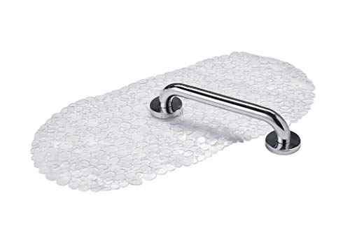 Croydex Bath Safety Kit Bath Mat Grab Bar Chrome - Sports & Fitness Amazon Royaume-Uni à 9.88€