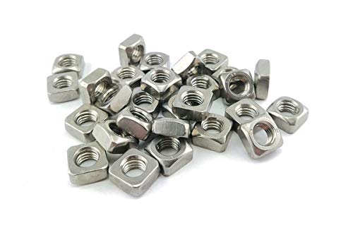 Vierkantmuttern Edelstahl A2 DIN 557 (M10) x1 - Bricolage & Outils Amazon Allemagne à 1.85€