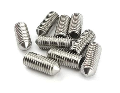 Gewindestifte mit Innensechskant und Spitze Edelstahl A2... - Bricolage & Outils Amazon Allemagne à 1.92€