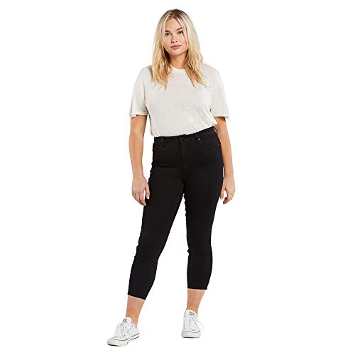 Volcom Liberator High Rise Pantalon pour Femme S Noir... - Maison & Cuisine Amazon France à 64.04€