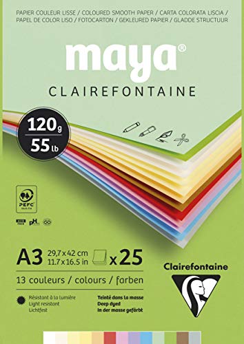 Clairefontaine 975333C Blocco collato carta da disegno Maya... - Auto & Moto Amazon Italie à 10.55€
