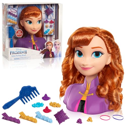 Cabeza para Peinados Anna de Frozen 2 de Disney, 14 Piezas... - Toys & Games Amazon Spain à 20.54€